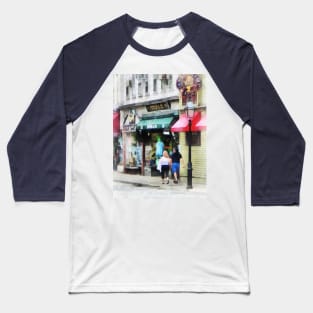 Newport RI - Thames Street Baseball T-Shirt